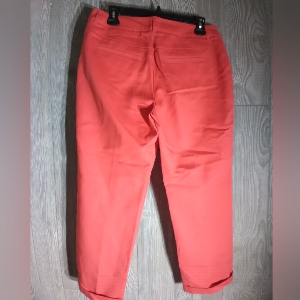 so Slimming by Chico's orange dress pants - Picture 5 of 10